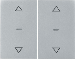 80961371 - Tampa BP KNX K.x 2T c/BCU, setas, Alu HAGER EAN:4011334482192