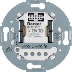 85122201 - Universal switch, 2 channels (RED) Hager EAN: 401133444975