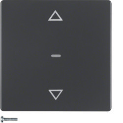 85241126 - Q.x - teclas estores, antracite HAGER EAN:4011334382546
