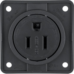 862632501 - Integro - tomada NEMA 5-15R, castnh mate HAGER EAN:4011334402190