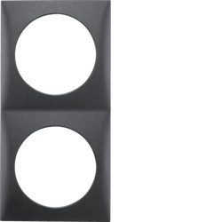 918262515 - Integro - quadro x2, antracite mate HAGER EAN:4011334239413