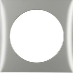 918272558 – Komplett – Rahmen x1, matt verchromt lackiert HAGER EAN:4011334334200