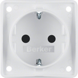 947792502 - Integro - tomada Schuko obtur, branco mt HAGER EAN:4011334051527