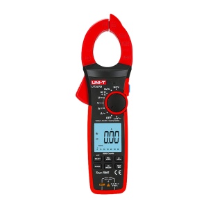 Abrazadera amperimétrico de Lcd - Medición CC hasta 1000V e 1000A - Medición AC hasta 1000V e 1000A - Resistencia/capacidad/frecuencia - Gama Ser | Diodos de prueba | Verdadero Rms | NVC - Apertura da abrazadera de 42mm