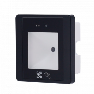 Access Reader - Card Access in and QR - LED and Acoustic Indicator - Wiegand 26/34 - Compatible with third party equipment - suitable for use in interior | built -in assembly