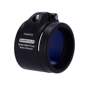 Adaptador térmico de encaixe clip-on - Rosca M52x0.75 - Tamanho 57 mm - Alumínio - Preto