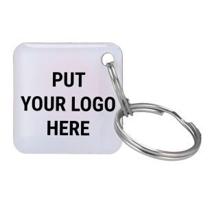 Anpassbarer Proximity-TAG-Schlüsselanhänger – EM 125 kHz passiv | 100 Einheiten – Personalisierte Identifikationsnummer und Logo aufgedruckt – Personalisiertes Logo in bis zu 2 Farben – TAG-Farbe geeignet! Epoxidharz - Senden Sie das Logo, die Farbe und die Menge