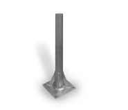 Apoyo "T" GQ Suelo Dimensiones: 1000x200mm (Ø 48 x 2,9mm)