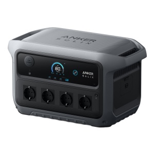 Batería portátil Anker Solix - Gran capacidad 2048Wh - Potencia salida 2400W | 4000W pico - Salidas y formas de recarga múltiples - 4000 ciclos de vida - Control a través la APP