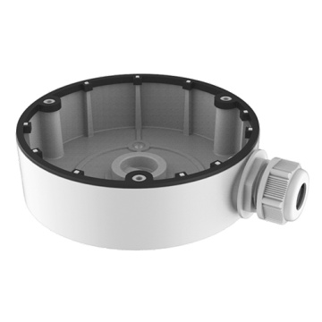 Boîte de connexion - pour les chambres à dôme - APT pour une utilisation en extérieur - Installation de plafond ou de mur - Câble blanc