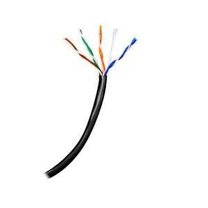 Câble UTP - Catégorie 5E - 100 mètres Coil - Conducteur OFC, pureté 99,9% cuivre - Diamètre 5,5 mm - doublure spéciale à l'extérieur