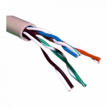 Cabo UTP Safire - Categoria 5E - Bobine de 305 metros - Capa protectora cinzenta - Diâmetro 5.5 mm - Isento de halogéneos