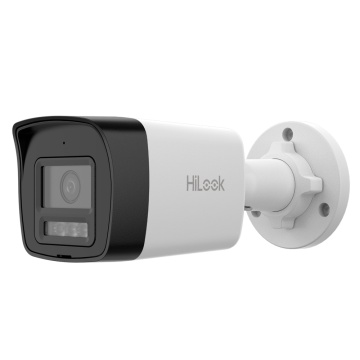 Câmara Bullet IP Hilook - Gama Hilook - 4 MP | Lente 2.8 mm - IV 20 m : DWDR | Microfone incorporado - PoE | H.265+| IP67 | Luz branca - WEB, Software CMS, Smartphone e NVR