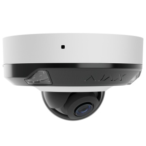 Câmara IP 5 Megapixel Ajax - 1/2.8" Progressive Scan CMOS - Lente 2.8 mm, ranhura MicroSD até 256GB - IR15m | Luz Branca 15 m | PoE 802.3at/af - Com Inteligência Artificial - Cor branco