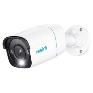 Cámara IP Papa Reolink P330. - 8MP Lleno HD (3840x2160) - IV 30 m / Papa - Detección de gente / vehículos / animales de estimación - Audio bidireccional / ranura a MicroSD - Apto a exterior