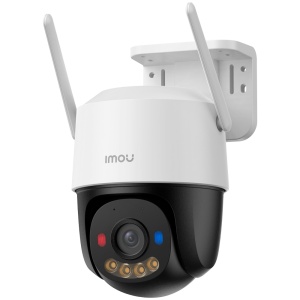 Câmara motorizada Cruiser SC 8MP - WiFi 6 - 3.6 mm / Autotracking / IV 30 + Full color - Áudio bidirecional / Sirene + Flash azul-vermelho - Deteção de humanos - Apto para exterior / IP66