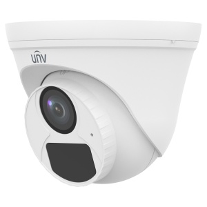 Câmara Turret analógica Uniview - 5MP | Lente fixa 2.8 mm - IV 20 m | Smart IR | DWDR - TVI | AHD | CVI | CVBS - IP67 | 2D/3D DNR | 12V DC - Microfone | Áudio por cabo coaxial
