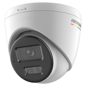 Cámara Turret IP gama VALUE - Resolución 2 Mpx (1920x1080) | Lente 4 mm - IR 30 m | Luz blanca 30 m | Micrófono integrado - ColorVu 3.0: imagen a color 24 horas - Detección de movimiento 2.0 - 120 dB WDR | PoE | Grado de protección IP67