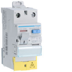 CDC125f - int. Diff. 1p+n 25a 30 mA AC mit Terminals Des. Hager EAN: 3250611619031