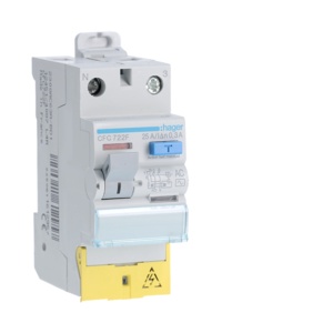 CFC722F – Int. diff. 1P+N 25A 300mA AC mit B.D. Resi HAGER EAN:3250611612957
