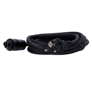 Conector solar CA 3 pinos - Macho para Schuko - 2 metros de comprimento
