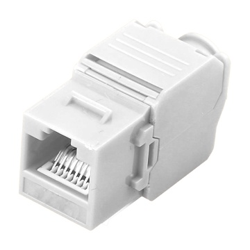 Connecteur de câble UTP - Connecteur de sortie RJ45 - Catégorie compatible UTP 5E - Installation facile sans outils - perte minimale
