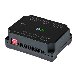 Controlador de acesso ampliado - Acesso por cartão ou palavra-passe - Comunicação RS485 - 2 leitura por Wiegand - Saída de relé para 1 porta - Necessaria controladora maestra ZK-C2-260