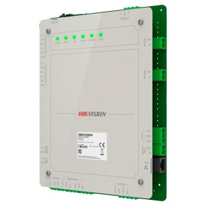 Controlador de acesso multi-identificação - Facial, impressão digital, cartão, QR ou PIN - 1 porta | comunicação TCP/IP - 2 leitores por Wiegand | 2 leitores por OSDP - Sem caixa - iVMS-4200 | Hik-Connect