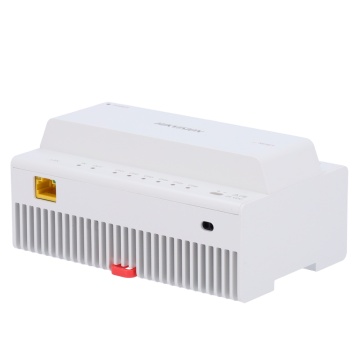Conversor para edifícios - 2 fios a IP - 6 grupos de 2 fios - TCP/IP com RJ45 - Alimenta dispositivos a 2 fios - Hubs em cascata