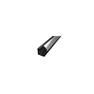 COR001 -B - Profil en aluminium 2mt noir manquait de noir