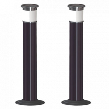 Detector de barrera solar poner infra rojo - Completamente sin cable | 8 vigas - Rango de señal hasta 500m - Rango máximo. de detección 50m - Luz LED de 1 W a iluminación - Dirección dual de detección