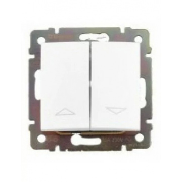 Double commutateur pour les aveugles / stores commande blanche Valena Legrand- 10a 250V ~ 774404