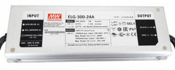 Drive CC+CV 300W 24Vdc Ajust. IP65 Mean Well