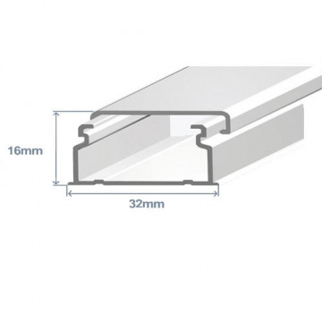 EFAPEL - 10040CBR CALHA 32X16 BRANCA - 5603011030247