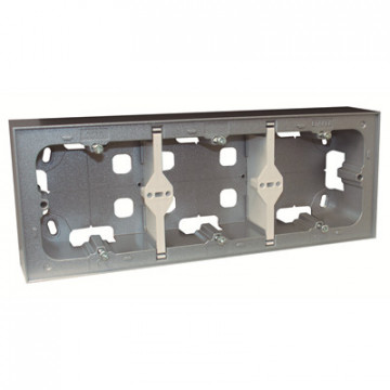 EFAPEL - 10995AAL CAIXA SALIENTE TRIPLA LOGUS 90 ALUMINA - 5603011610173