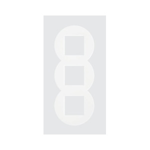 Efapel - 43930Tal Triple Mirror Drawing Siza Vieira Alumina - 5603011641900