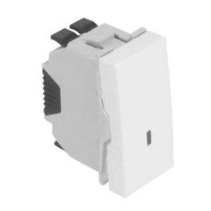 EFAPEL - 45157SBR BOTÃO BASCULANTE C/SINAL INDEP 12V - 1 MÓD BR - 5603011635916