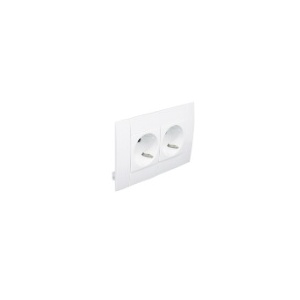 EFAPEL - 45241CBR Double Tom Schuko Mod L75 - 4 White Mód - 5603011580285