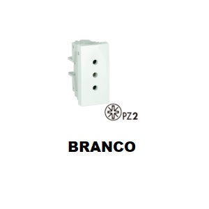 EFAPEL - 45423SBR TOMADA ITALIANA 10A C/OBTUR 1 MÓDULO BRANCA - 5603011612597
