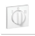 EFAPEL - 50760 TBM CENTRE POUR ROTAT avec Marc (I, 0, II) BR MATE - 5603011629984