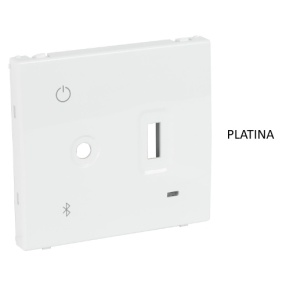 EFAPEL - 50856TPL CENTRE POUR USB CENTRE + BT + 3,5 mm Platinum - 5603011646622