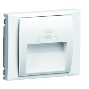 EFAPEL - 70673TBR DOUBLE CENTRE USB double avec sorties 20 ° Type A BR - 5603011620516
