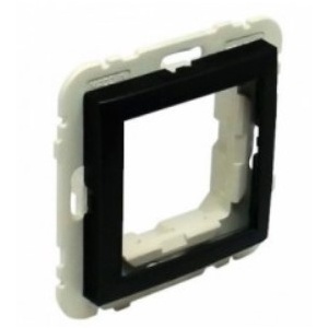 Efapel - 90881TPM Universal Central Rim Q45 Black Mate - 5603011606541