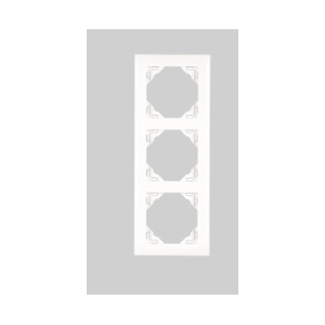 EFAPEL - 90930TES ESPELHO TRIPLO CRISTAL NEGRO/GRIS - 5603011607975