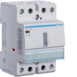 ERC240 - Contactor com manu 40A, 2NA, 230V HAGER EAN:3250612401062