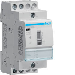 ERC625S - Contactor silenc manu 25A, 2NA, 230V, 2M HAGER EAN:3250612230532