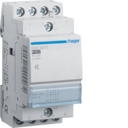 ESD427S - Contactor silencioso 25A, 2NA+2NF, 24V HAGER EAN:3250612400072
