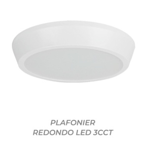 ESL4312CCT - 100100300014 - PLAFONIER RED. LED 12W 3CCT BRANCO