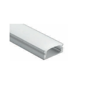 ESL9003 - 100101000003 - PERFIL P/FITA LED C/DIFUSOR FOSCO