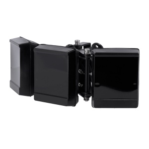 Focus infrarouge sur la plage de 70 à 120 m - Éclairage LED 850 nm - 18 lampes LED IR - apparaissant à partir de 30º ~ 90º - Intensité et limite réglables - IP66 imperméable, IK10